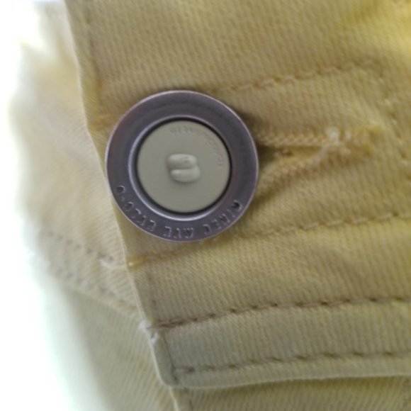 G-Star Raw Denim Lynn Skinny Color Women's Jeans - Bleach Yellow - Picture 4 of 12